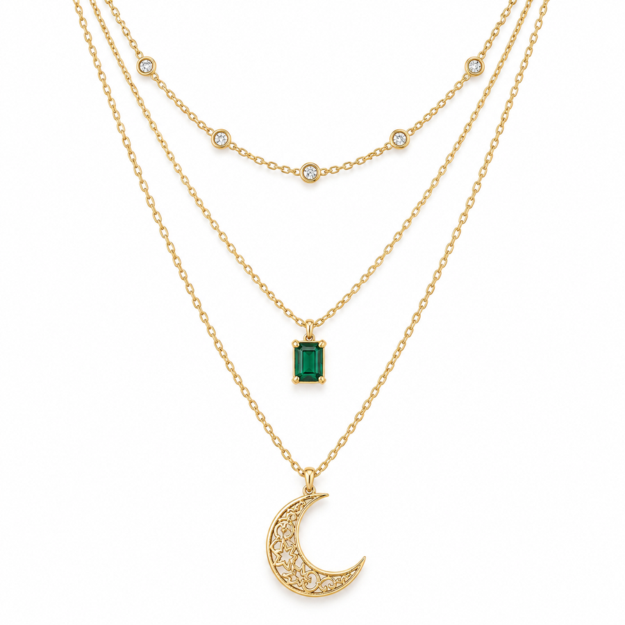 Moonlight Stacked Necklace